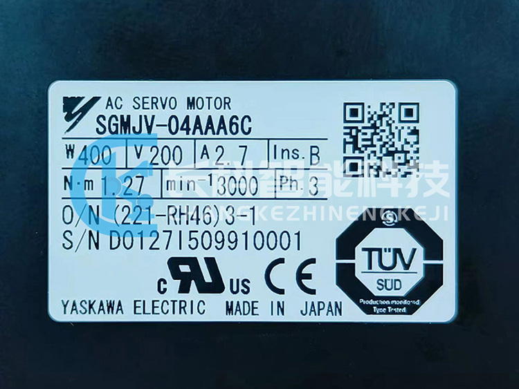 安川400W伺服電機(jī)SGMJV-04AAA6C